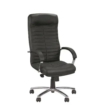 Scaun managerial cu roti piele eco negru Arion Scaun managerial piele ECO Arion negru