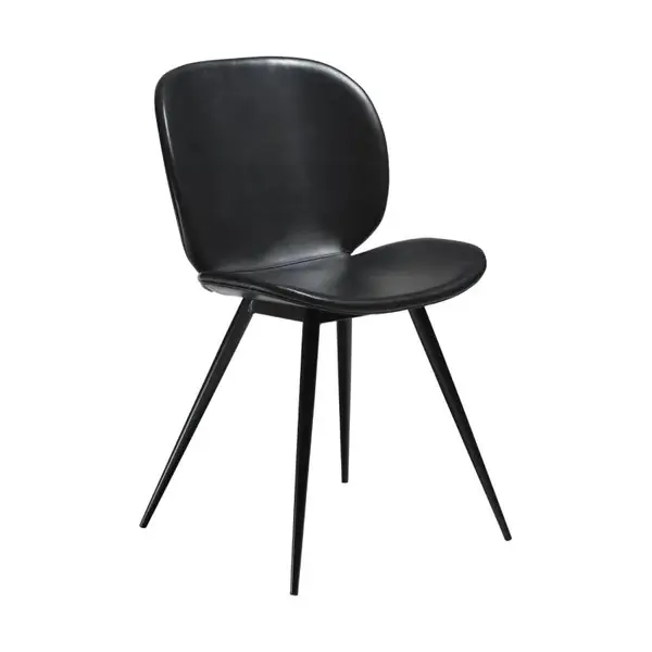 Scaun negru piele artificiala Danform Cloud Vintage Scaun negru piele artificiala Danform Cloud Vintage