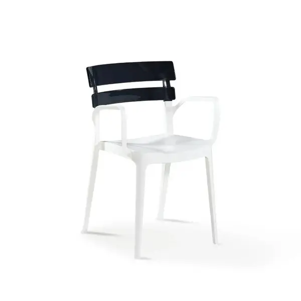 Scaun Novussi Bermuda alb/antracit Scaun Novussi Bermuda alb/antracit