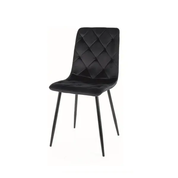 Scaun PALATIN VELVET - Negru