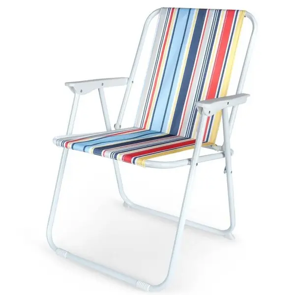 Scaun pentru Camping Pliabil, Multicolor, 53 × 46.5 x 74 cm, Vilde