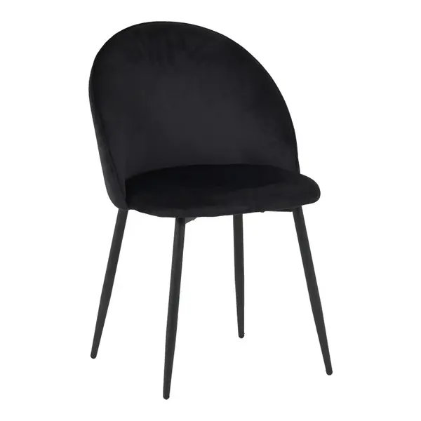 Scaun Perch Negru 50x43x82 cm