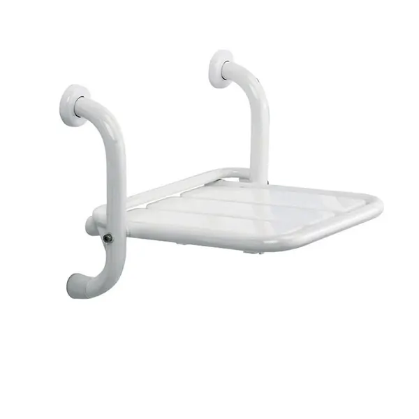 Scaun pliabil dus pentru persoane cu dizabilitati, alb, Thermomat