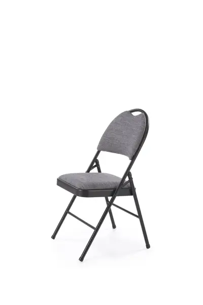 Scaun pliabil K566 negru/gri H86 cm