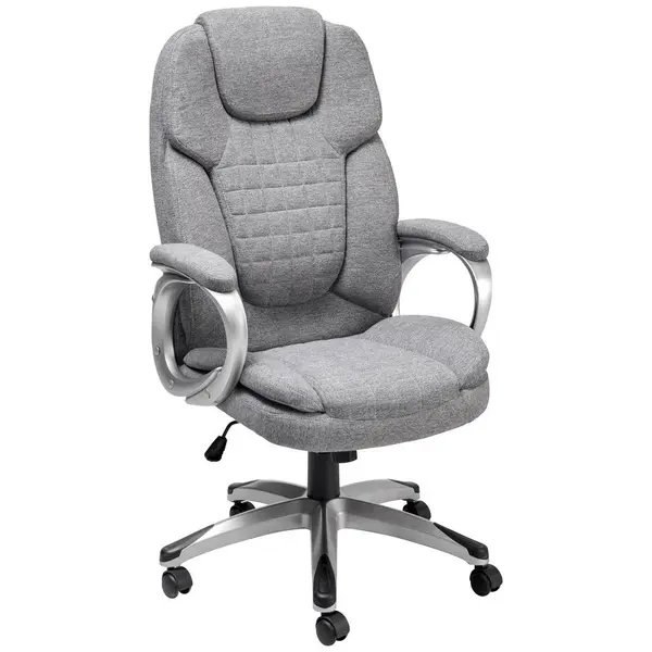 Scaun Rotativ, fleece, gri deschis