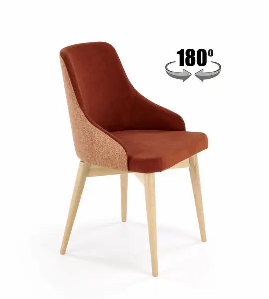 Scaun rotativ Malaga cinnamon H79 cm
