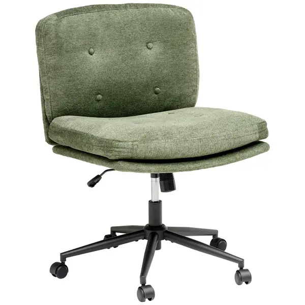 Scaun Rotativ, microfibră, verde