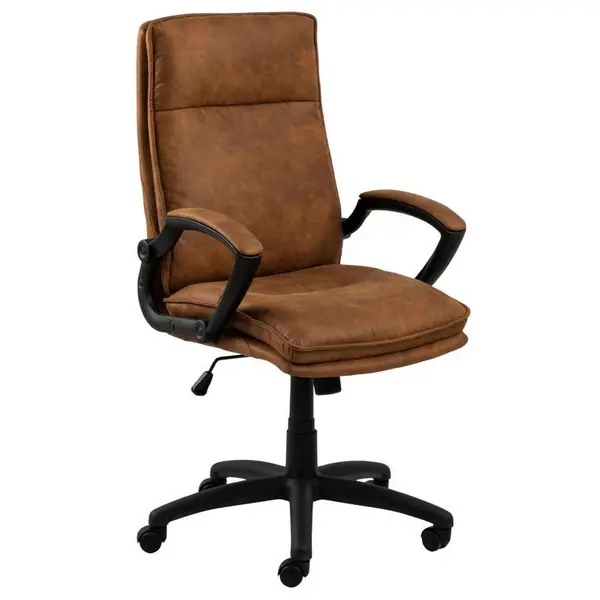 Scaun Rotativ, negru, maro deschis