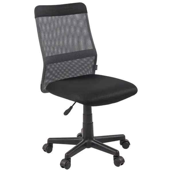 Scaun Rotativ, plasă tensionată, gri, negru