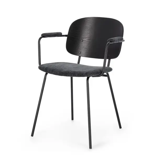 Scaun SIENNA BLACK - Gri inchis