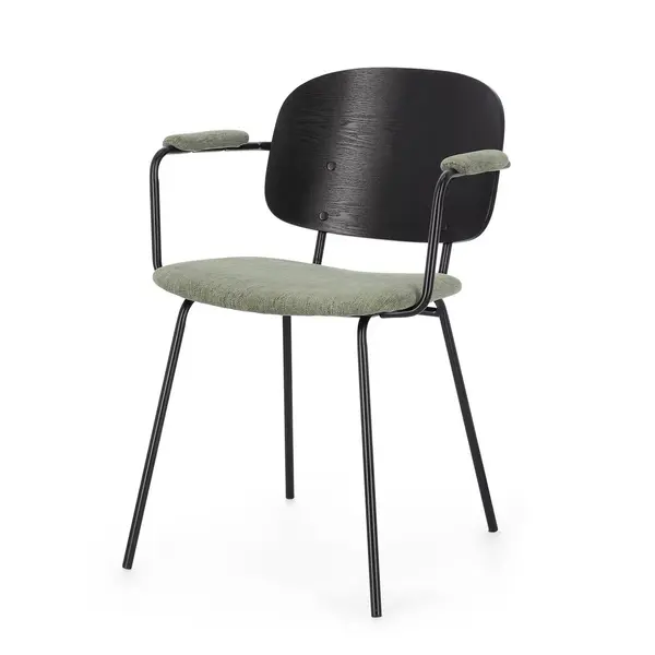 Scaun SIENNA BLACK - Verde