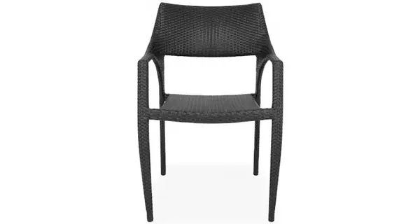 Scaun suprapozabil gradina/terasa GOLF,negru