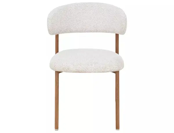 Scaun tapițat Elton II 255 bej deschis/stejar