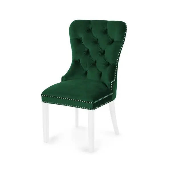 Scaun tapitat Madame verde - H 101 cm