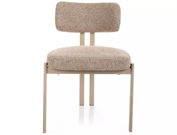 Scaun tapitat Misaki 253 bej / cașmir - H81 cm