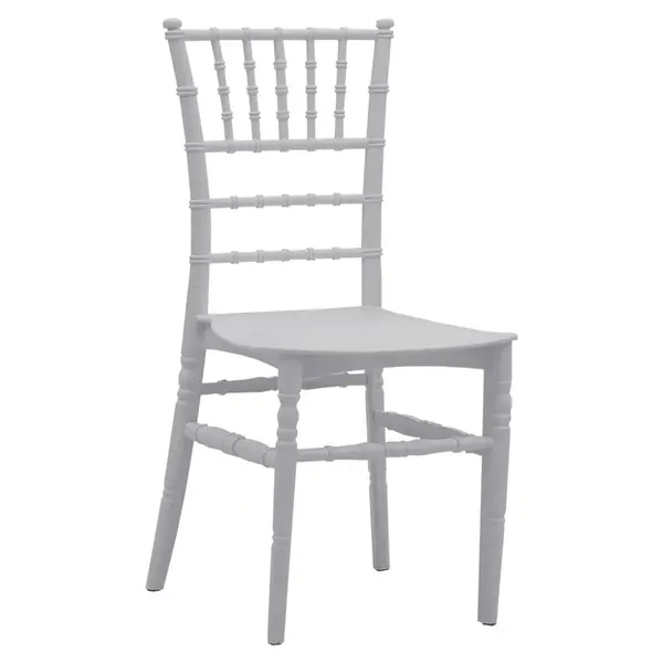 Scaun Tiffany, Alb, 40x86x43 cm