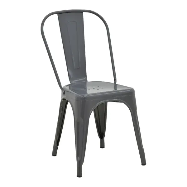 Scaun Utopia Gri inchis 44x44x85 cm