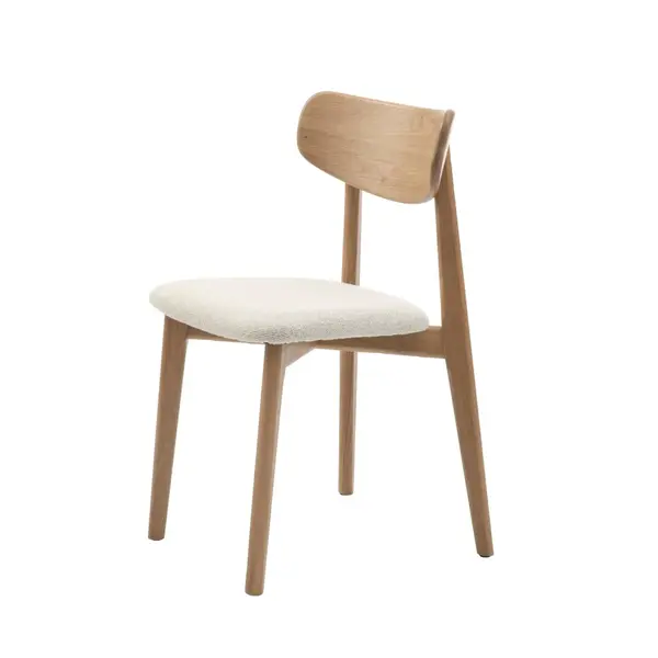 Scaun VIGNA BOUCLE - Alb