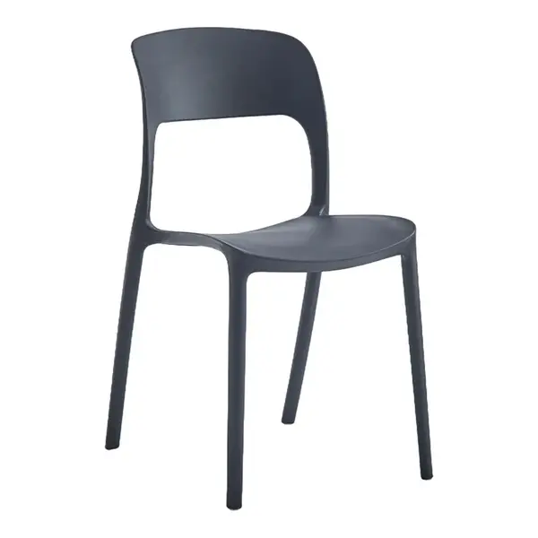 Scaun Zanna Negru 44x45x80 cm
