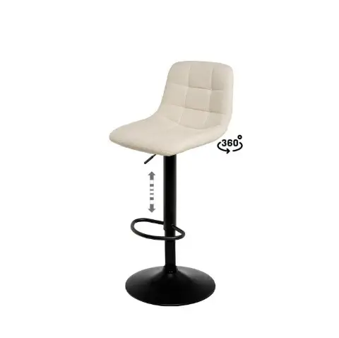 Scaune de bar AISHA H60/82 CM - Beige