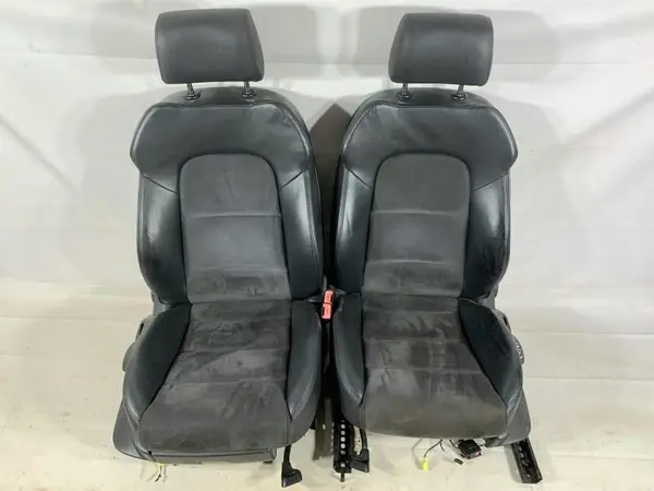 Scaune fata si bancheta piele alcantara Audi A3 facelift (2008-2013) [8P1]