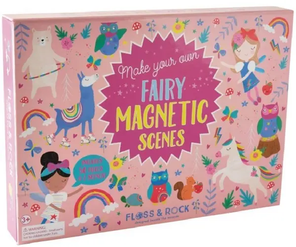 Scene magnetice pentru copii Floss and Rock - Zana curcubeului