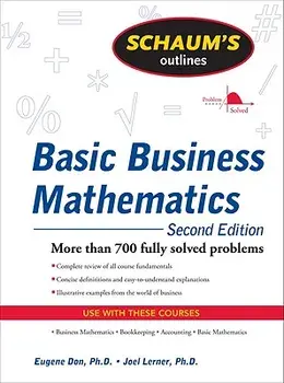 Schaum's Outline of Basic Business Mathematics, Paperback/Eugene Don