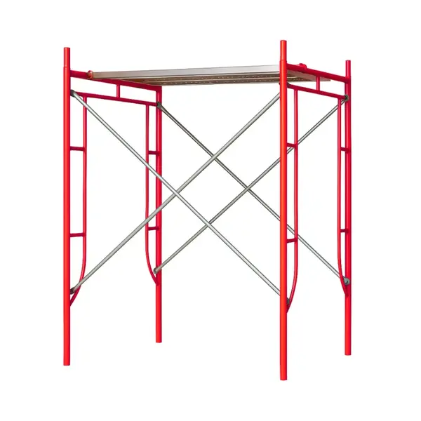 Schela circulabila din otel H2000*L1800*W1524 mm cu 2 seturi de diagonale și o platformă