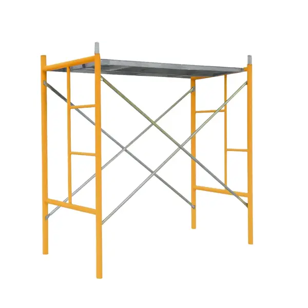 Schela circulabila din otel H2000*L1800*W900 mm cu 2 seturi de diagonale și o platformă