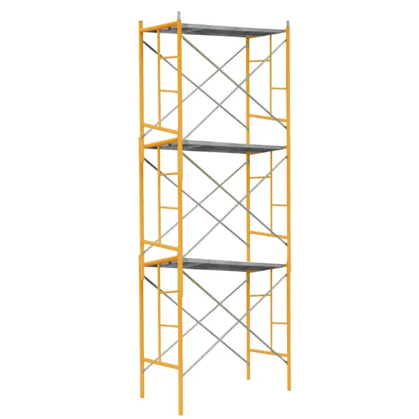 Schela circulabila din otel H6000*L1800*W900 mm cu 6 seturi de diagonale și 3 platforme