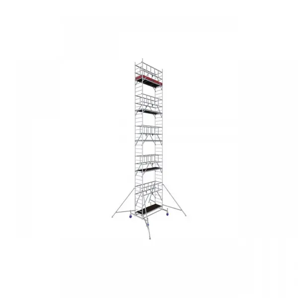 Schela mobila KRAUSE Protec, 0.7 x 2m, aluminiu, inaltime lucru 11.3m, inaltime podest 9.3m
