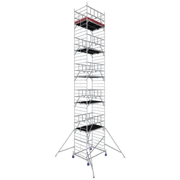 Schela mobila KRAUSE Protec XXL, 1.2 x 2m, aluminiu, inaltime lucru 12.3m, inaltime podest 10.3m