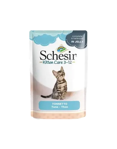 SCHESIR Hrana umeda pentru pisoi, cu ton, 85 g