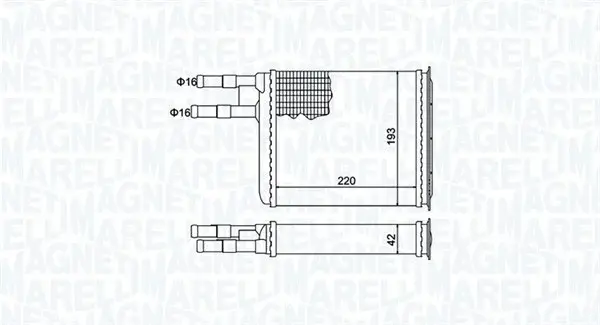 Schimbator caldura incalzire habitaclu potrivit CITROEN JUMPER I; FIAT DUCATO; PEUGEOT BOXER 1.9D-2.8D 02.94-04.02