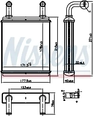 Schimbator caldura incalzire habitaclu potrivit MERCEDES VIANO (W639), VITO MIXTO (W639), VITO (W639) 2.0D-3.7 09.03-