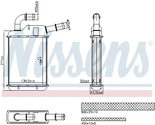 Schimbator caldura incalzire habitaclu potrivit SEAT ALHAMBRA; VW CALIFORNIA T5 CAMPER, CALIFORNIA T6 CAMPER, MULTIVAN T5, MULTIVAN T6, SHARAN, TRANSPORTER T5, TRANSPORTER T6, TRANSPORTER T6 CARAVEL