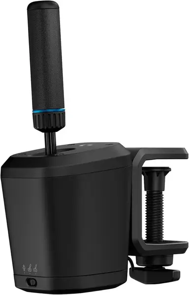 Schimbator de viteze si frana de mana Logitech RS Shifter & Handbrake, Compatibil cu RS/PRO Series si G Series (Negru)