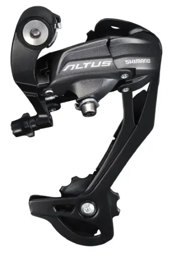 Schimbator spate shimano altus RD-M370-L-SGS, 9vit. prindere directa, culoare negru