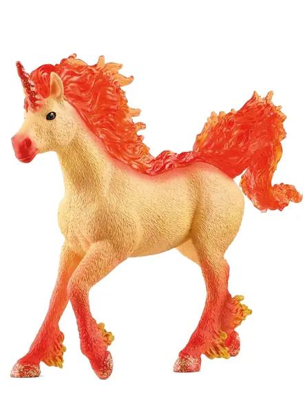 Schleich Bayala Elementa Fire Unicorn Stallion 70756