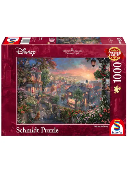 Schmidt Thomas Kinkade Disney Lady And The Tramp (1000 Pieces) (sch9490)