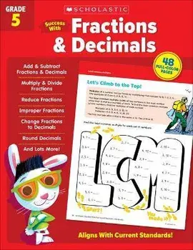Scholastic Success with Fractions & Decimals Grade 5, Paperback/Scholastic Teaching Resources