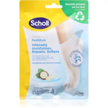 Scholl Pedimask™ Macadamia Oil mască hrănitoare profundă pentru picioare