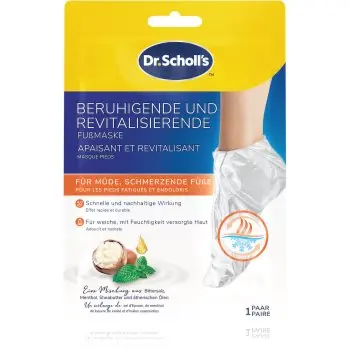 Scholl Pedimask™ Soothing & Revitalizing Masca pentru fata cu efect catifelant si revigorant pentru picioare obosite