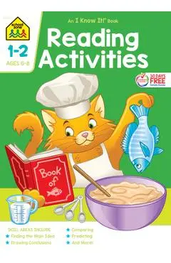 School Zone Reading Activities Grades 1-2 Workbook - School Zone