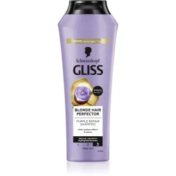 Schwarzkopf Gliss Blonde Hair Perfector șampon de păr neutralizeaza tonurile de galben
