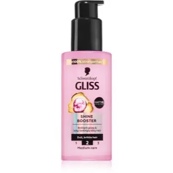 Schwarzkopf Gliss Liquid Silk ser fara clatire pentru intarire si stralucire