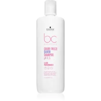 Schwarzkopf Professional BC Bonacure Color Freeze Silver Sampon argintiu pentru parul blond cu suvite