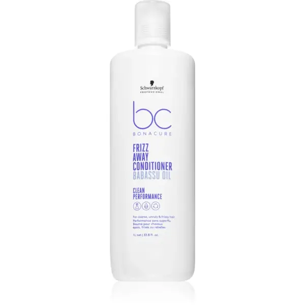 Schwarzkopf Professional BC Bonacure Frizz Away Conditioner balsam pentru par indisciplinat 1000 ml