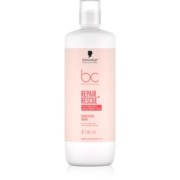Schwarzkopf Professional BC Bonacure Repair Rescue+ balsam intensiv pentru par deteriorat 1000 ml
