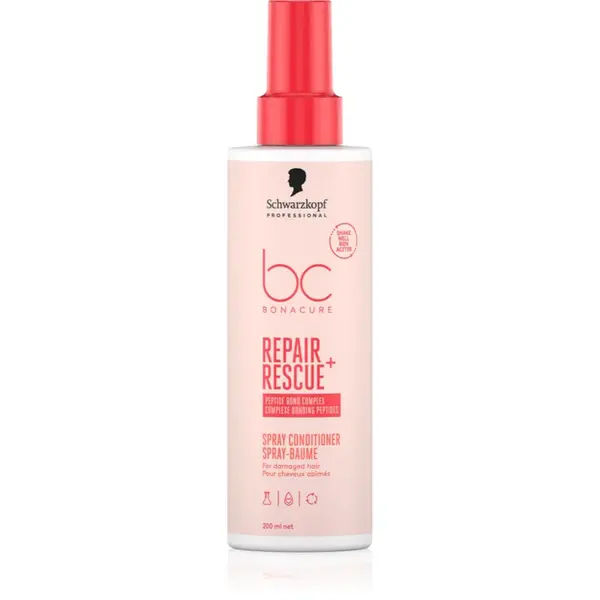 Schwarzkopf Professional BC Bonacure Repair Rescue+ balsam (nu necesita clatire) pentru par deteriorat in spray 200 ml